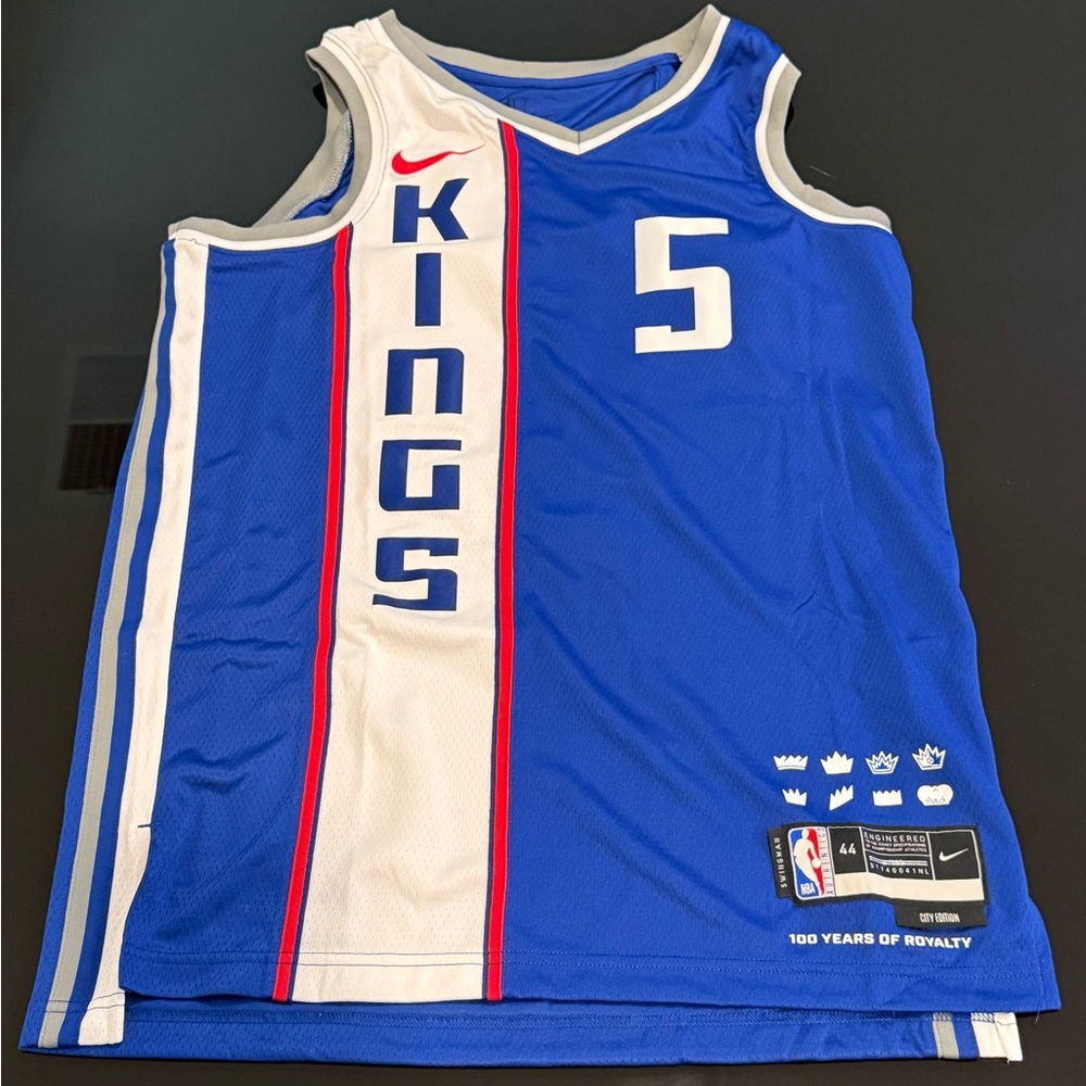 Nike Blue and White Sacramento Kings Jersey